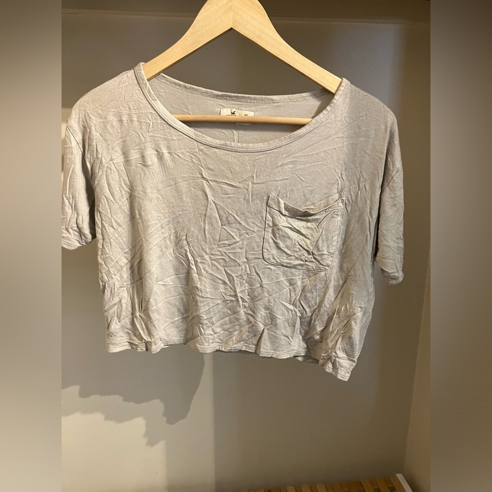 Hollister Gold Crop Top